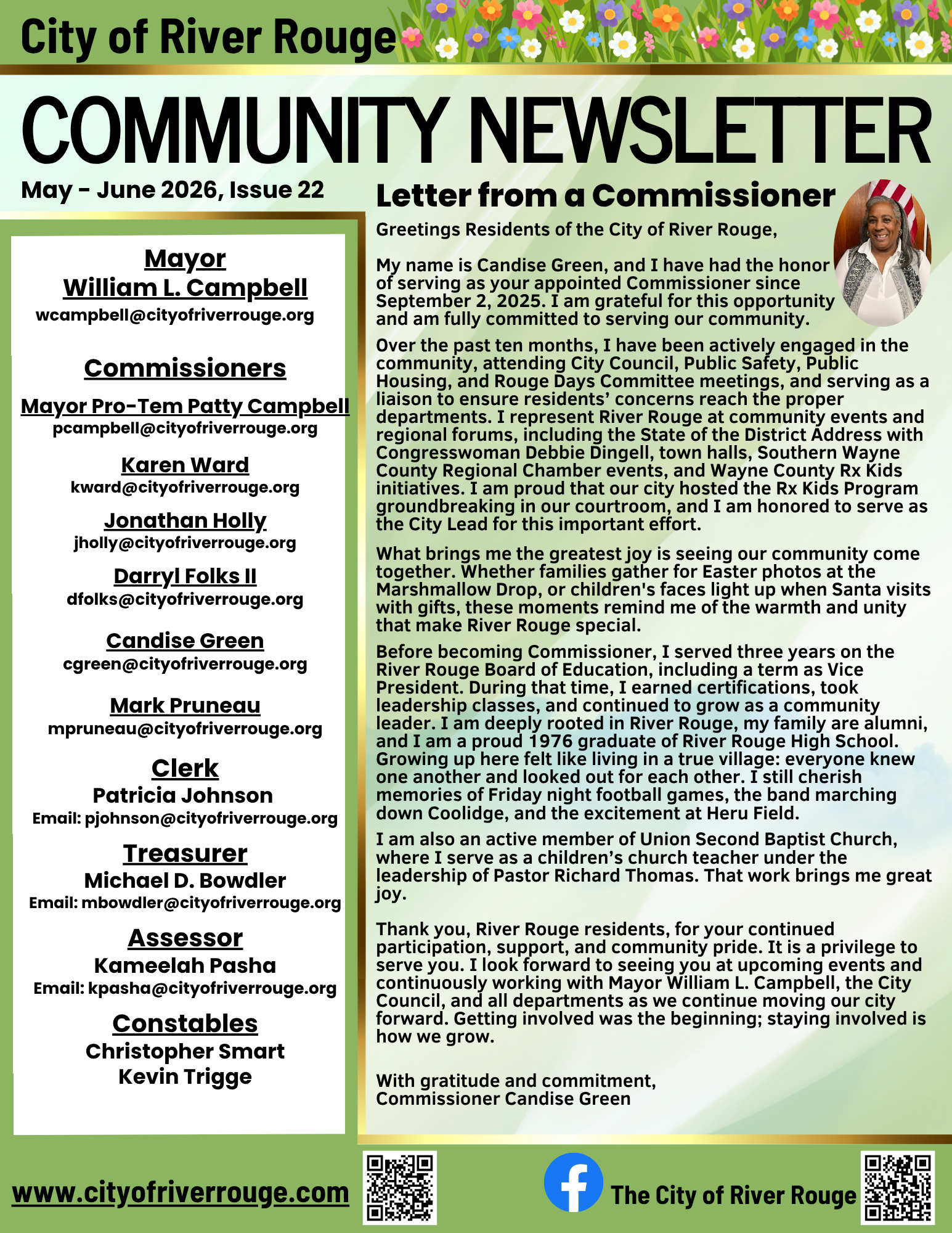 Newsletter page 1